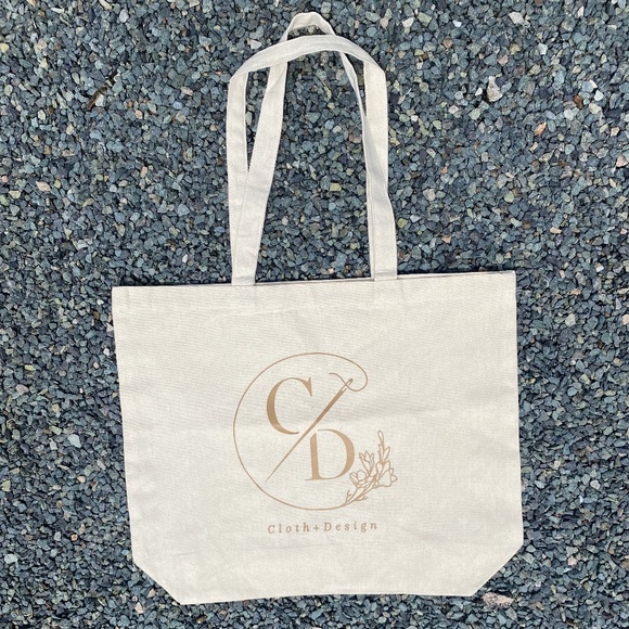 Cloth Design Canvas reusable tote bag - Picture 3 of 7